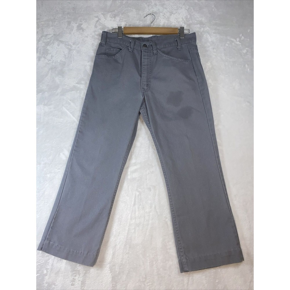Levi's 517 2854 Vintage 80s White Tab Gray Jeans 32X23 Made In USA